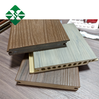 Moderne Wasserdichte Co-Extrusions-WPC-Außenterrassendielen Holz-Verbundstoff Wasserdichte Bodendielen für den Außenbereich