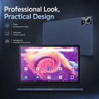 Tablet 14.0" dengan Kartu SIM Android 14 T616 6+128GB Bluetooth 5.0, Perangkat Andal untuk Pekerjaan Kantor & Bisnis Lapangan