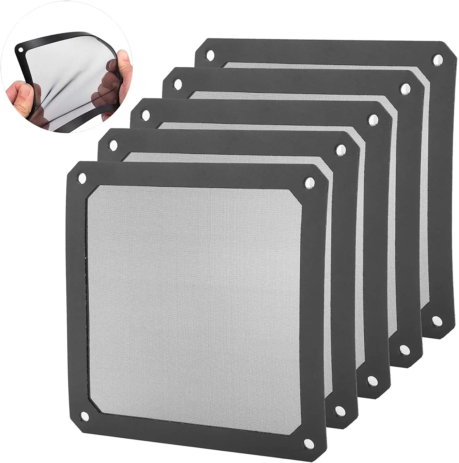 12 X 12 cm computer pc case cooling fan dust filter mesh net cover