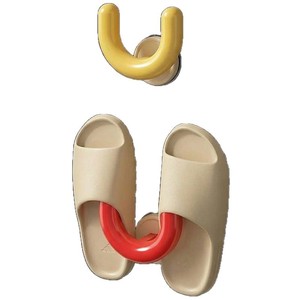 <b>Suction</b> Cup Wall <b>Hook</b> Storage Organizer For Bathroom Bedroom No Drilling Required Adjustable Height Round Shape - Product Image 4