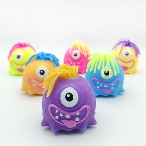 High Quality TPR Animal Flour Monster Hair Pulling Pressure Release Promotional Gift Decompression <b>Squeeze</b> Toys for Kids Adults - Product Image 1