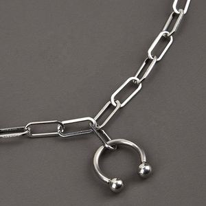 Vente en gros de chaînes en acier inoxydable design personnalisé pour femmes hommes colliers tendance bijoux de corps pour les occasions d'anniversaire ne se fanent jamais - Product Image 1