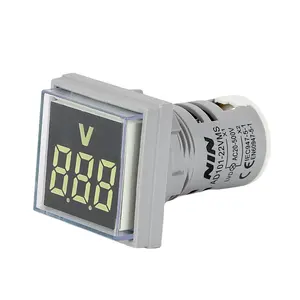 NIN white square multi-function voltage meters