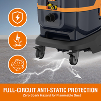 Aspirateur Eau et Poussière Industriel Commercial MAXXT M Class Max 3800W, avec Nettoyage Automatique du Filtre et Extracteur de Poussière