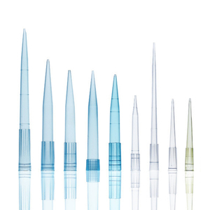 Embouts de pipettes en plastique gradués 200L 1000L jaunes et bleus pour usage en laboratoire - Product Image 3