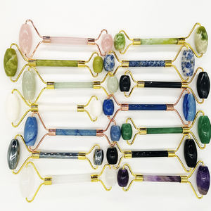 Rouleau de jade naturel pour le visage, Gua Sha, 100% jade naturel, fourni par l'usine - Product Image 1