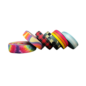Op Maat Gemaakte Gesublimeerde Print Gerecycled Polyester Elastische Band Voor Kraagriem Harnas Uitgerekte Horlogeband Sublimatie Webbing - Product Image 1