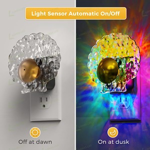 <span class=keywords><strong>Luz</strong></span> Nocturna LOHAS Acrílica Dinámica RGB con Sensor de Amanecer y Atardecer, Luces Nocturnas LED RGBW para Dormitorio - Product Image 4