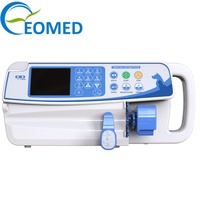 Pompe à seringue vétérinaire EOMED - Pompe à perfusion portable WIFI, batterie 6 heures, étanche IP24, pression d'occlusion à 13 niveaux, double processeur