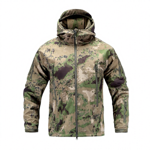 Chaqueta de Golf Acolchada Ligera con Capucha para Hombre, Impermeable, Transpirable y Cortavientos, Forrada de Algodón, Marca Kwiclo International - Product Image 1