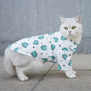 Chemise pour chien Corgi, imprimé feuille de bananier et ananas, vêtements d'été décontractés fins pour petits chiens - Product Image 4