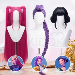 Disfraz de Rumi de Demon Hunters de KPOP, Peluca de Cosplay de Anime de <span class=keywords><strong>37.2</strong></span> Pulgadas de Largo para Fiestas de Halloween para Mayores de 14 Años - Product Image 3