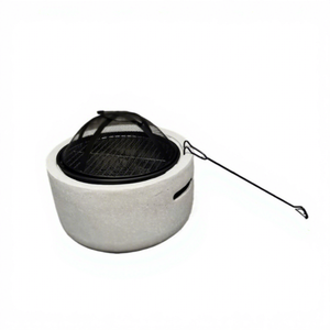 Vente en gros d'usine, grand chauffage d'extérieur en argile de qualité supérieure, portable, foyer de jardin, décoration pour les fêtes de barbecue en groupe, alimenté au bois - Product Image 1