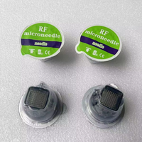 Cartouche de micro-aiguilles RF isolées pour machine de beauté, 10/25/64 aiguilles, embouts de micro-aiguilles nano, emballage vert