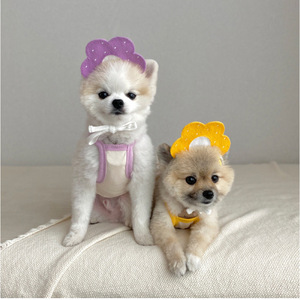 Bandanas tendance style coréen pour chats et chiens, écharpes chaudes pour le cou, accessoires pour animaux de compagnie toutes saisons - Product Image 3