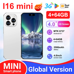 Téléphone portable I16 Pro Mini 2025, 4 pouces, double SIM, 4G+64 Go, anglais, français, prix bas, petite taille, USA 4G pour les francophones, espagnol - Product Image 5