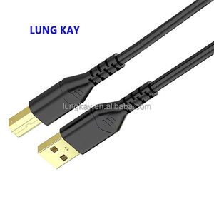 สายเคเบิลเครื่องพิมพ์ LUNGKAY แบบกำหนดเอง USB 2.0 ชนิด A ตัวผู้ ต่อ B ตัวผู้ สำหรับถ่ายโอนข้อมูลและชาร์จไฟอย่างเสถียร ใช้ได้กับเครื่องพิมพ์ สแกนเนอร์ และเครื่องพิมพ์อิงค์เจ็ท - Product Image 5
