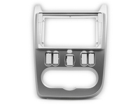 Cadre d'autoradio 9 pouces pour Renault Dacia Logan Sandero Duster Nissan, cadre de radio Android, façade de lecteur DVD de voiture