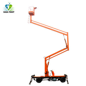 12 मीटर से 24 मीटर हवाई काम करने वाला ट्रेलर घुड़सवार इलेक्ट्रिक चेरी पिकर डीजल हाइड्रोलिक मैन लिफ्ट - Product Image 4
