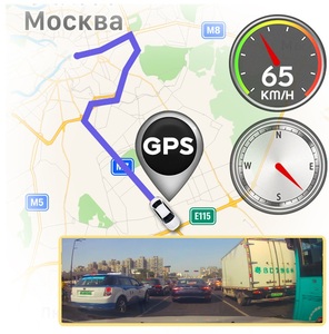 10 inch Dash Cam Wifi GPS Car DVR 3 trong 1 streaming gương chiếu hậu màn hình cảm ứng ghi 3K + 1440p FHD video ống kính kép máy ảnh - Product Image 5