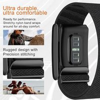 Correa de Repuesto Ajustable para Whoop 4.0, Ligera y Transpirable, de Nailon, para Reloj Inteligente, Ideal para Correr, Gimnasio y Entrenamiento