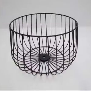 Cesta de alambre metálico de acero inoxidable con asas y peso muy ligero para almacenamiento multipropósito fabricado por HHO - Product Image 5