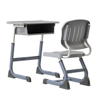 Ensemble de bureau et de chaise pour étudiants à hauteur réglable, design moderne, pour la maison, le bureau, la salle de classe