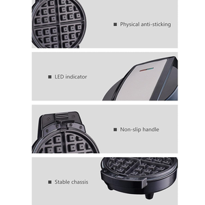 <span class=keywords><strong>Mini</strong></span> Piastra per <span class=keywords><strong>Waffle</strong></span> 3-in-1 con Piastre Rimovibili, Piastra per Dolci a Forma di Cartone, <span class=keywords><strong>Mini</strong></span> Macchina per Ciambelle e <span class=keywords><strong>Waffle</strong></span> per Colazione, Snack, Dessert - Product Image 2