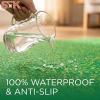 Rollo de Suelo Vinílico Homogéneo de PVC, Comercial, Antibacteriano, Impermeable, de Grado Médico, de 2 mm, Plástico, No Direccional