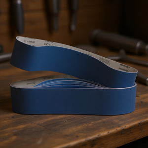 Bandas Abrasivas P100, Grano Azul, para Pulir Metal y Madera - Product Image 3