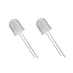 Vanfun 10mm F10 Inline LED Đèn hạt nhiều màu điốt trong Trắng Đỏ Xanh Vàng Xanh với 5V Max Điện áp ngược - Product Image 1