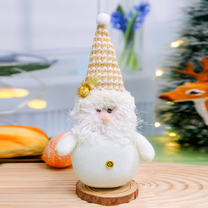Décoration de bureau de Noël Bonhomme de neige, Poupées de dessin animé Père Noël, Décorations de Noël, Cadeaux de fêtes - Product Image 4