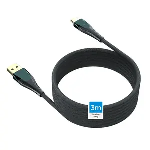 Avec lumière 3M Type-C Port Data Transfer For Xboxes Cable Gamepad Data Cable For PS5 Usb Charging Cable