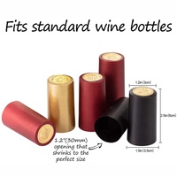 Bouteille de vin en gros PVC thermorétractable Capsules rétractables Caps Wine Shrink Wrap