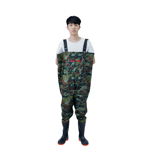 Pantalons de pêche unisexes multifonctionnels en PVC camouflage, imperméables, doux, antidérapants, pour l'été et l'hiver, avec <span class=keywords><strong>grande</strong></span> poche - Product Image 2