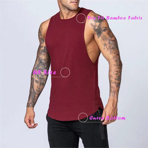 เสื้อกล้ามออกกำลังกายสำหรับผู้ชาย,เสื้อกล้ามเล่นกีฬา<span class=keywords><strong>สี</strong></span>พื้น OEM - Product Image 6