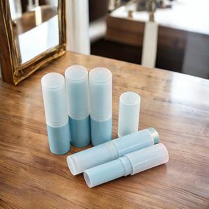 Impresión múltiple por serigrafía en tubos de lápiz labial de plástico PE y aluminio con espacio para logotipo impreso - Product Image 1