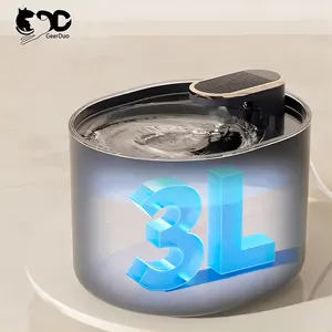 Nieuw Ontwerp 3l Ultra Stille Usb Automatische Feeder Pet Water Drinkdispenser Slimme Hond Water Voerbak Kat Water Fontein