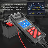 Kit de Herramientas de Diagnóstico de Baterías OEM KONNWEI KW720 6V 12V 24V Probador de Baterías Inteligente con Impresora