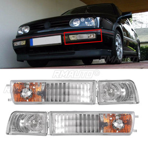 ไฟตัดหมอกคู่ 12V 21W และไฟเลี้ยวคู่สำหรับ VW MK3 สำหรับ Jetta สำหรับ Golf 1992-1999 ไฟตัดหมอกกันชนหน้า ไฟเลี้ยว - Product Image 2