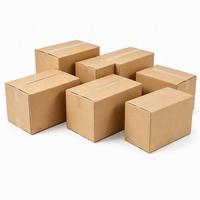 Boîte en carton ondulé RSC à fentes sur mesure, en papier kraft 5 plis, robuste, résistante aux chocs, pour déménagement et stockage, vente en gros directe usine