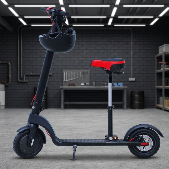 2026 China Factory Price Foldable 2-Wheel Electric Scooter 10-Inch Tires Waterproof Lithium Battery 25KM Range for Adults City