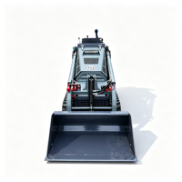 2026 Sıcak Fırsat 25HP Kompakt Skid Steer Yükleyici Hidrolik Mini Yükleyici, İnşaat ve Bahçe İçin Çoklu Alet Uyumluluğuyla