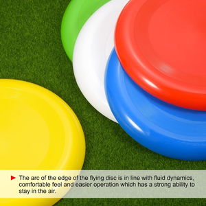 Juego de Lanzar y Atrapar al Aire Libre, Disco Volador Personalizado con Impresión a Color, Disco de Plástico PP Resistente de 5-10 Pulgadas para Niños, Adolescentes y Adultos JUNYE - Product Image 3