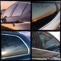 Film teinté haute performance pour vitres, contrôle solaire, blocage de la chaleur, 2 mil, 4% à 71% de transmission lumineuse, 1,52x30M, OEM personnalisé