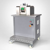 Machine de granulation de plastique à écran tactile PLC, broyeur à deux rouleaux intelligent, mélangeur de composés de laboratoire, stockage de recettes, CE ISO