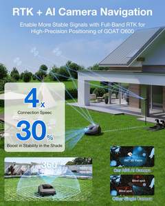 For Ecovacs GOAT O600 RTK <b>Robot</b> Lawn Mower 600m² Wire-free Setup Multi-fusion RTK Navigation AIVI AI Obstacle Avoidance - Product Image 2