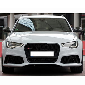 Pièces automobiles A6 S6 C7 2012-2015 Mise à niveau RS6 Style Kits de carrosserie de pare-chocs Diffuseur arrière Grille Pare-chocs Feux arrière LED Bodykit pour Audi - Product Image 4