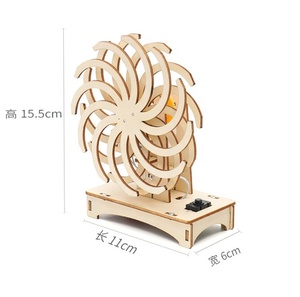 Finestra magica stelo in legno <span class=keywords><strong>kit</strong></span> per l'educazione dei bambini fai da te scienza giocattolo esperimento Puzzle tavole per lo sviluppo di materiale scolastico per bambini - Product Image 5