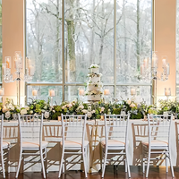 Chaise Chiavari classique matériau en bois empilé blanc citron vert pour les événements en plein air fêtes banquets de mariage hôtels utilisation de meubles